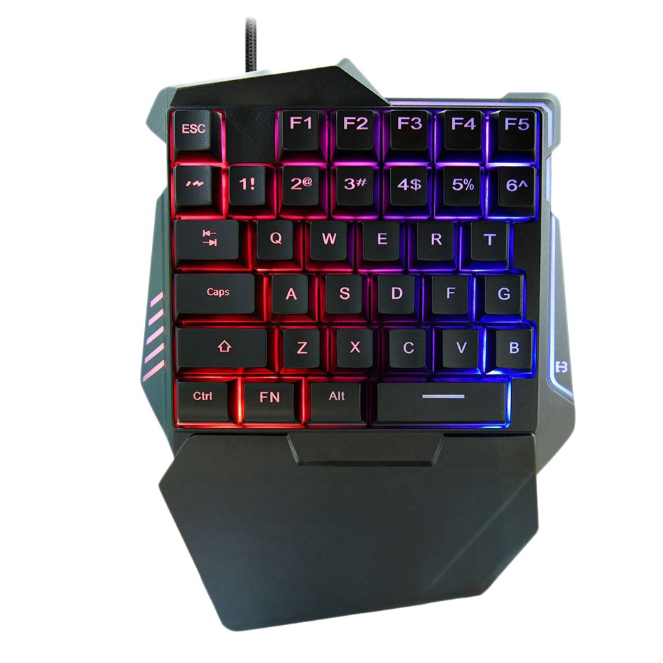 G7 RGB One Hand Gaming Keyboard Wired Gaming Keypad With LED Backlight 35 Keys One-handed Keyboard